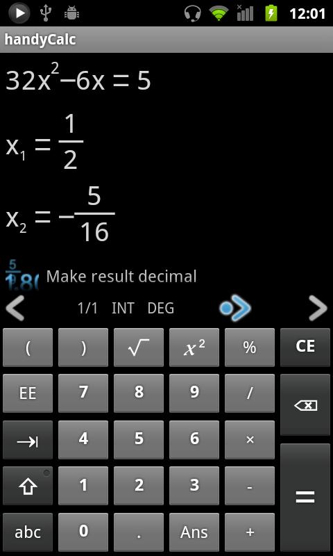 handyCalc Android