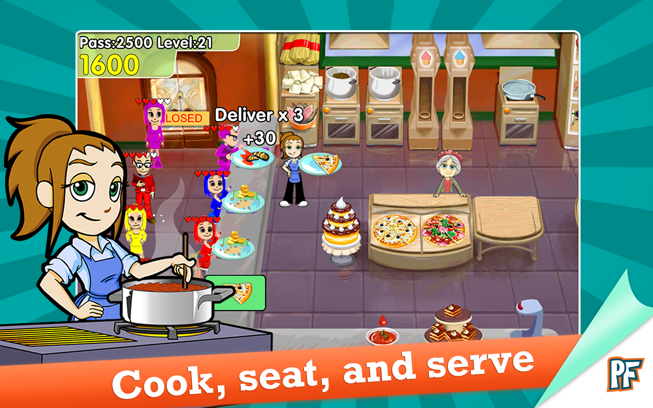 Cooking Dash Deluxe (Android) reviews at Android Quality Index