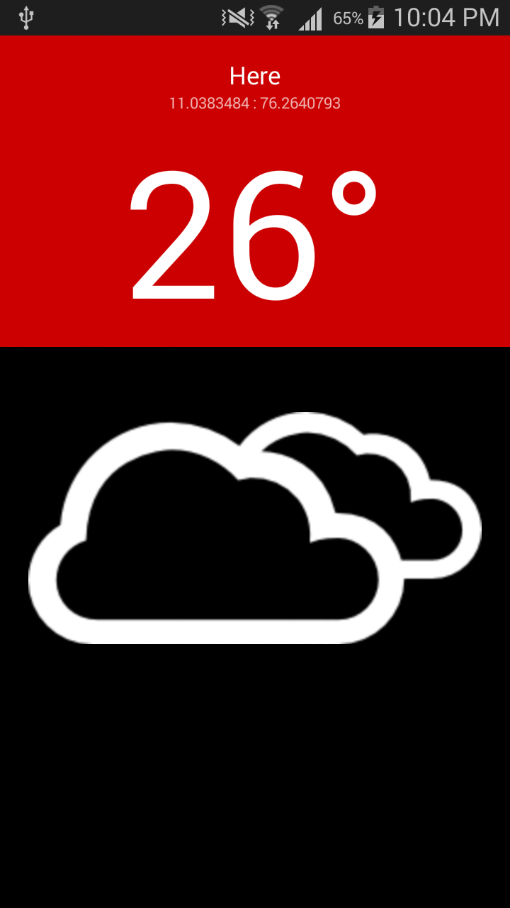 Weather Around You Screen 2
