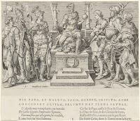 Keizer Karel V omgeven door zijn overwonnen tegenstanders