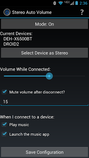 Stereo Auto Volume