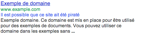 avertissement de site piraté avertissement de site piraté