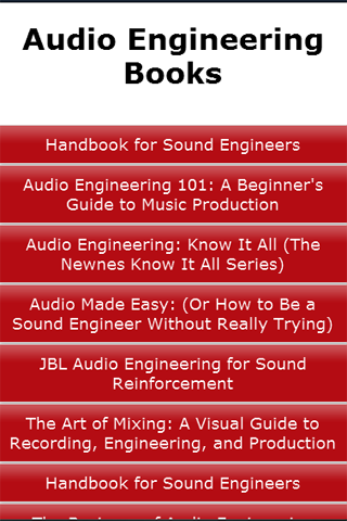 免費下載書籍APP|Audio Engineering Books app開箱文|APP開箱王