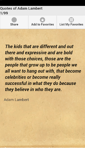 Quotes of Adam Lambert