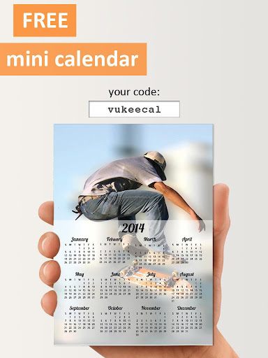 PhotoCal™ printed calendar