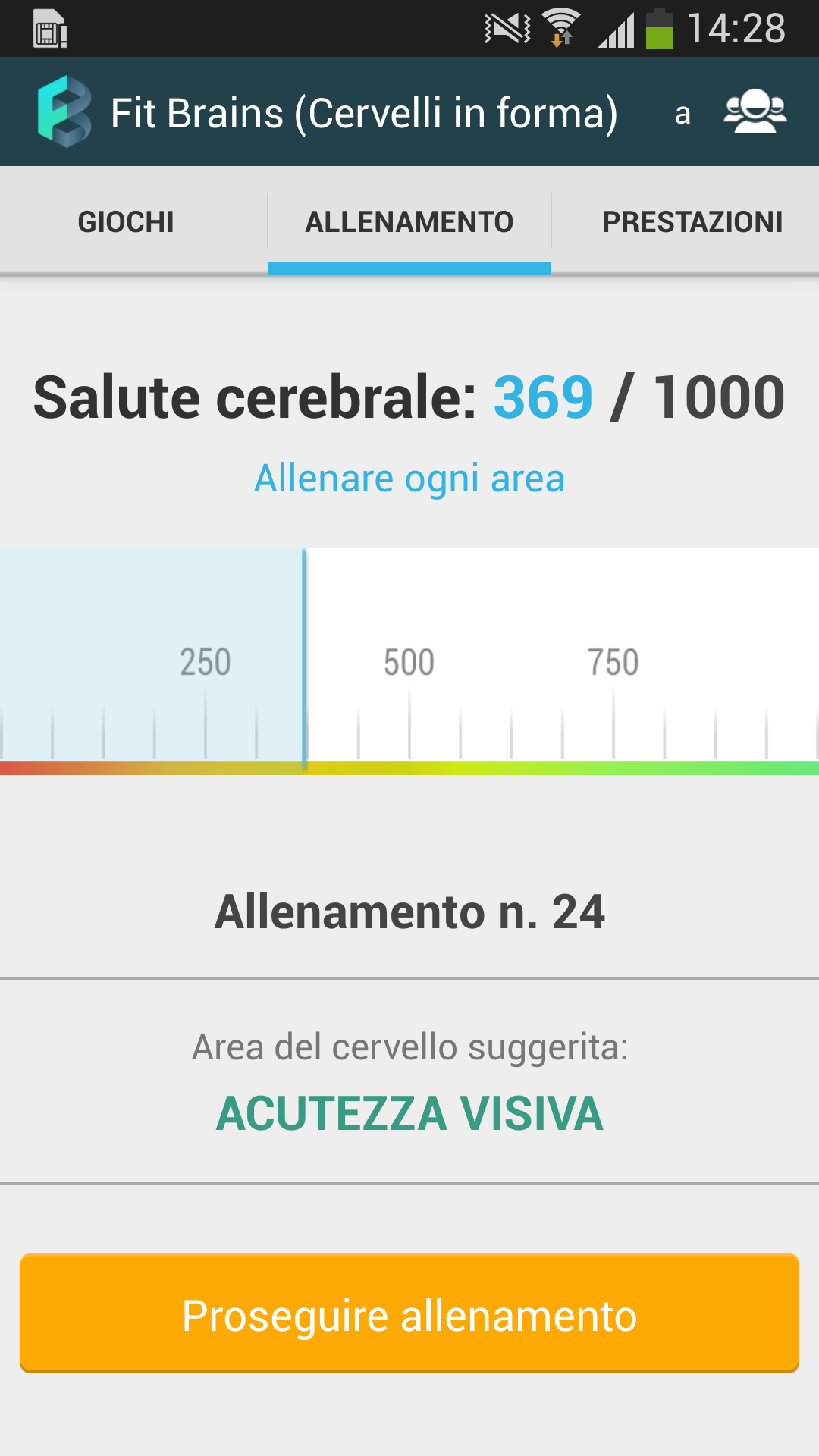 Android application Fit Brains Trainer screenshort