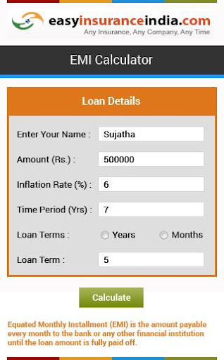 【免費財經App】EMI Calculator-APP點子