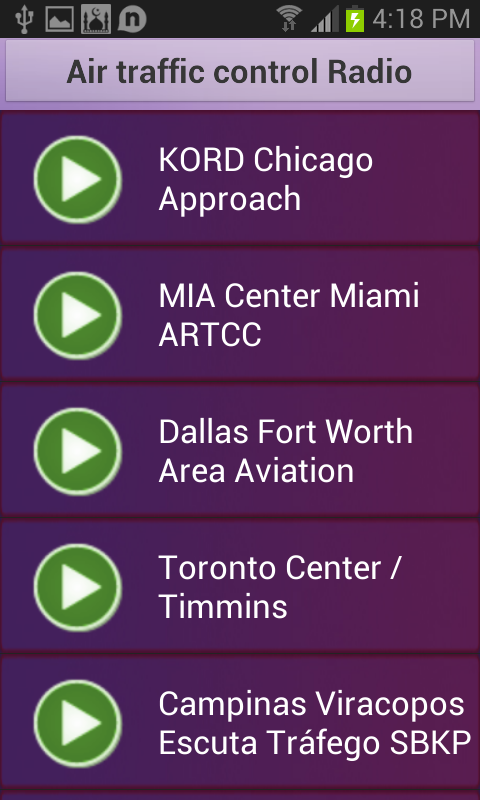 Air traffic control Radio Screen 3