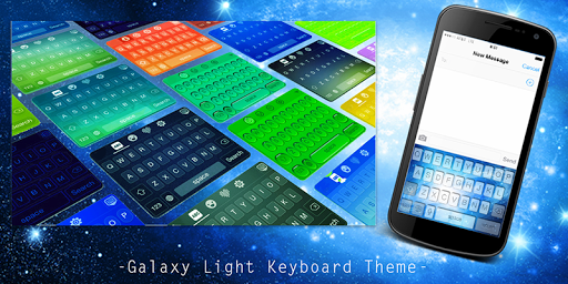 Galaxy Light Keyboard Theme