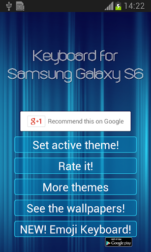 Keyboard for Samsung Galaxy S6