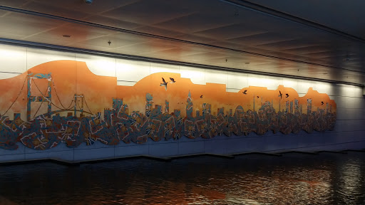 İstanbul Sabiha Gökçen Sunset Mural