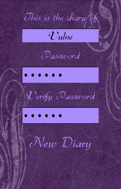 Android application Secret Diary screenshort