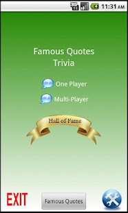 Famous Quotes Trivia Free Screenshots 0