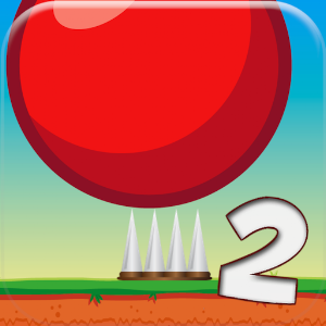 Red Bouncing Ball Spikes 2 1.0