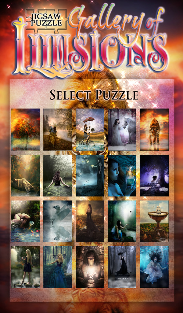 Live Jigsaws - Illusions Screen 1