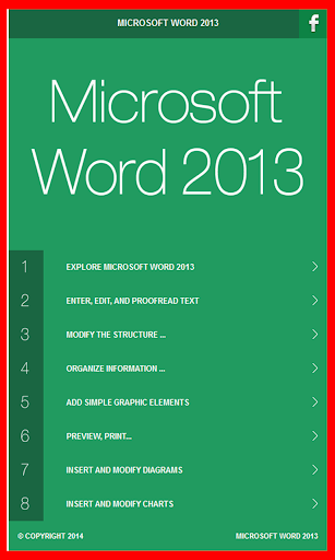 Learn Word 2013