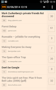YAHN – Hacker News Reader Screenshots 1