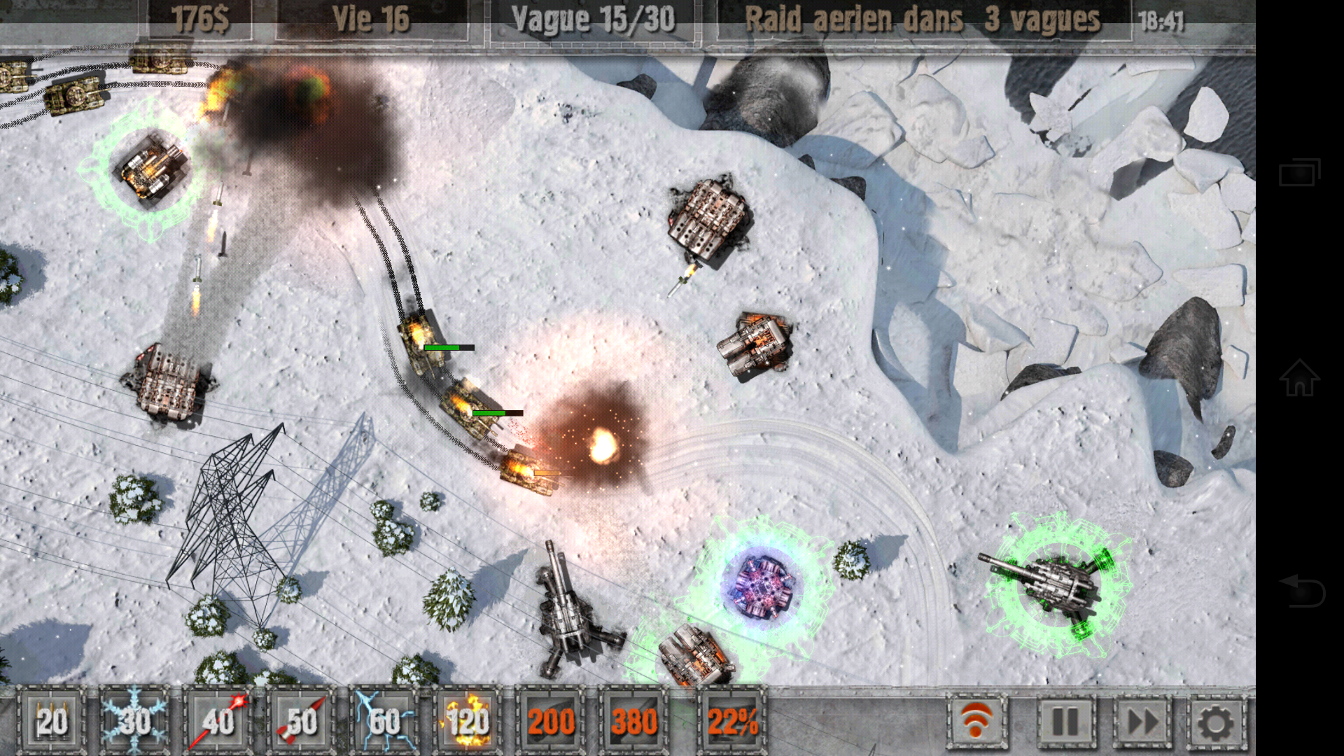 Android application Defense Zone 2 HD Lite screenshort