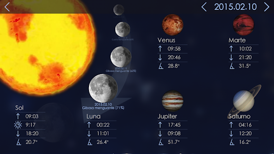  Star Walk 2 ✨ Astronomía y Cielo estelar: miniatura de captura de pantalla  