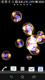Bubble Cloud Live Wallpaper poster 3