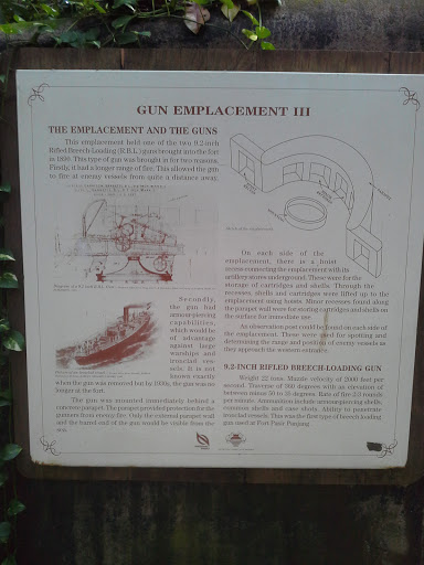Fort Pasir Panjang Gun Emplacement