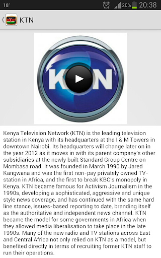 【免費新聞App】KENYAN TV (LIVE)-APP點子