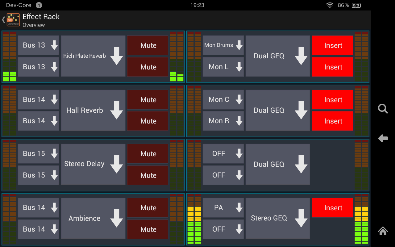 mixer android for x32 screenshot Station    Mixing Beta