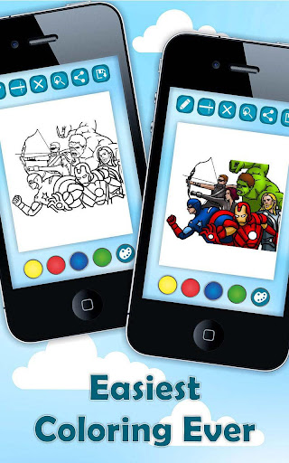 免費下載家庭片APP|Coloring Pages Superheroes app開箱文|APP開箱王