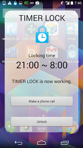 Smartphone addiction Timerlock