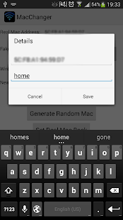Wireless Mac Address Changer - screenshot thumbnail