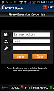 ICICI iBizz Corporate MBanking Screenshots 0
