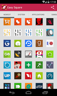 Easy Square - icon pack - screenshot thumbnail