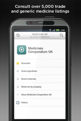 Medicines Compendium UK Screen 1