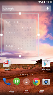 Holo Text Clock v2.1 APK