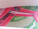 Biplane Mural