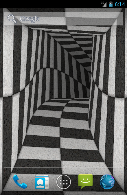HyperTube: 3D Tunnel VR LWP Screen 1