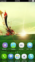 Starry Night C Launcher Theme APK capture d'écran Thumbnail #4