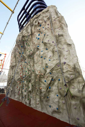 Norwegian-Breakaway-Rock-wall - You or your little one can be the next Sir Edmund Hillary when you tackle the rock wall aboard Norwegian Breakaway.