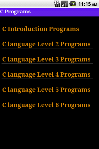 C Programs