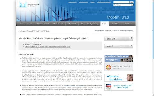 Child Alert Czech Republic Screenshots 1