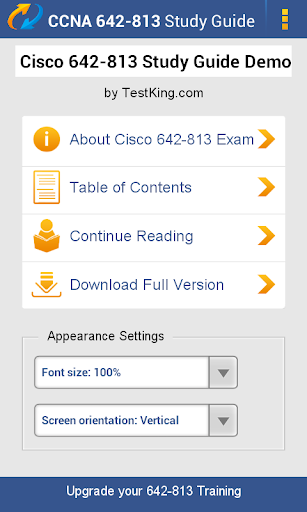 CCNP 642-813 Study Guide Demo