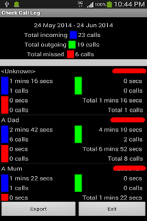 Check Call Log Ad - náhled