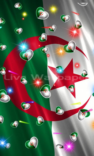 Algeria Flag Heart