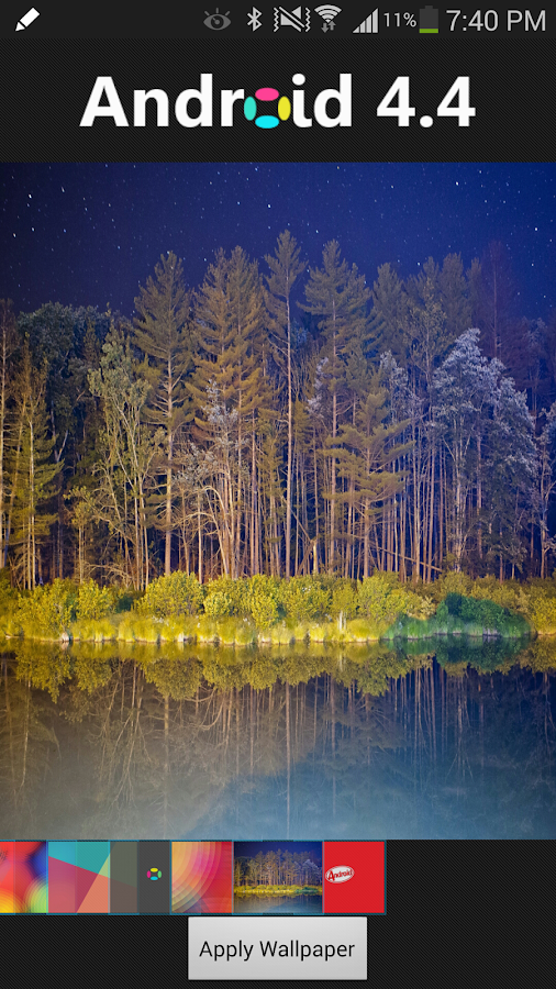 Android 4.4 Kitkat Theme - screenshot