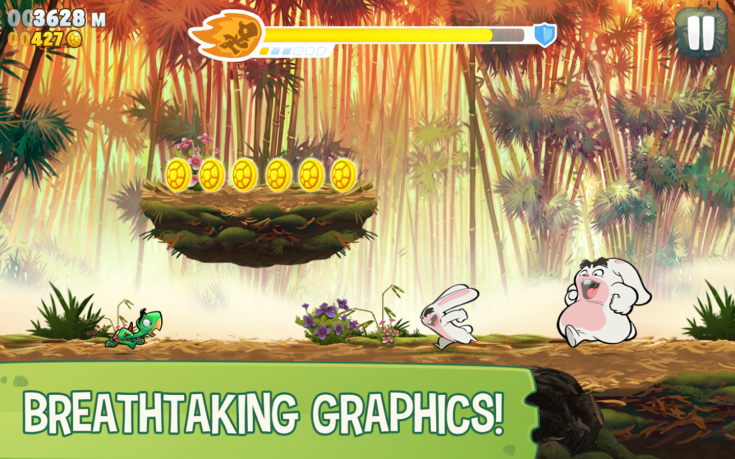  #Android   Run Sheldon, ottimo runner game in stile Rayman Jungle Run!