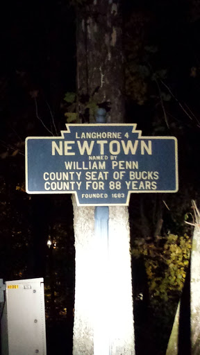 Newtown Township Founder William Penn