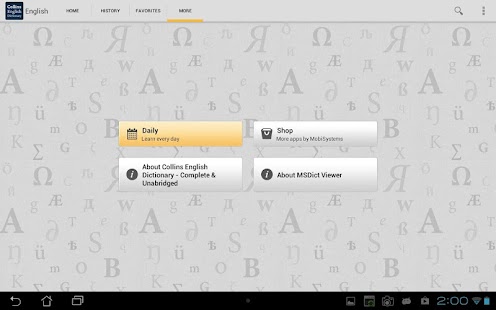 Collins Russian Dictionary - Applications Android et Tests - ...