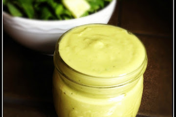 Avocado Green Goddess Salad Dressing