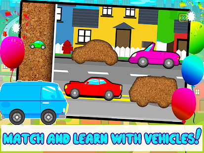 Kids Car, Vehicles Puzzle Game Screenshots 11