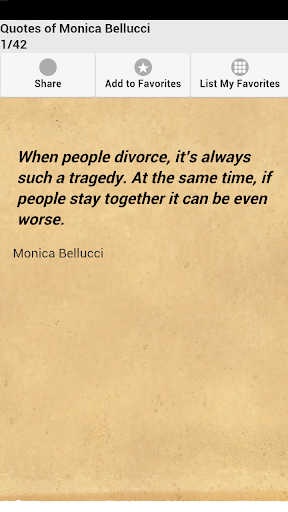 Quotes of Monica Bellucci